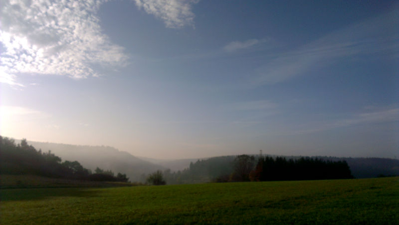 Wandeling Schaafbachtal, Stromberg, Waldcafé Maus foto vergezicht heuvels