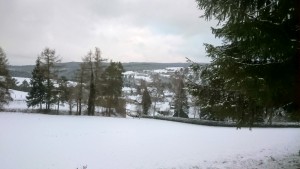 Foto sneeuwlandschap bij Ahrdorf 